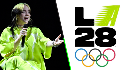 Aunque no lo crean: Billie Eilish diseñó un logo para los Juegos Olímpicos de Los Ángeles 2028
