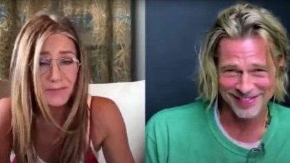 "I think you're so sexy": Jennifer Aniston y Brad Pitt se reúnen de manera virtual