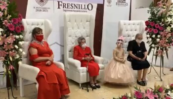 Coronan en Zacatecas a la "Reina de los Abuelos 2020" pese a la pandemia