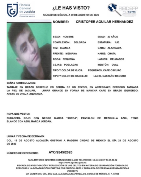 fiesta azcapotzalco desaparecidos christopher2