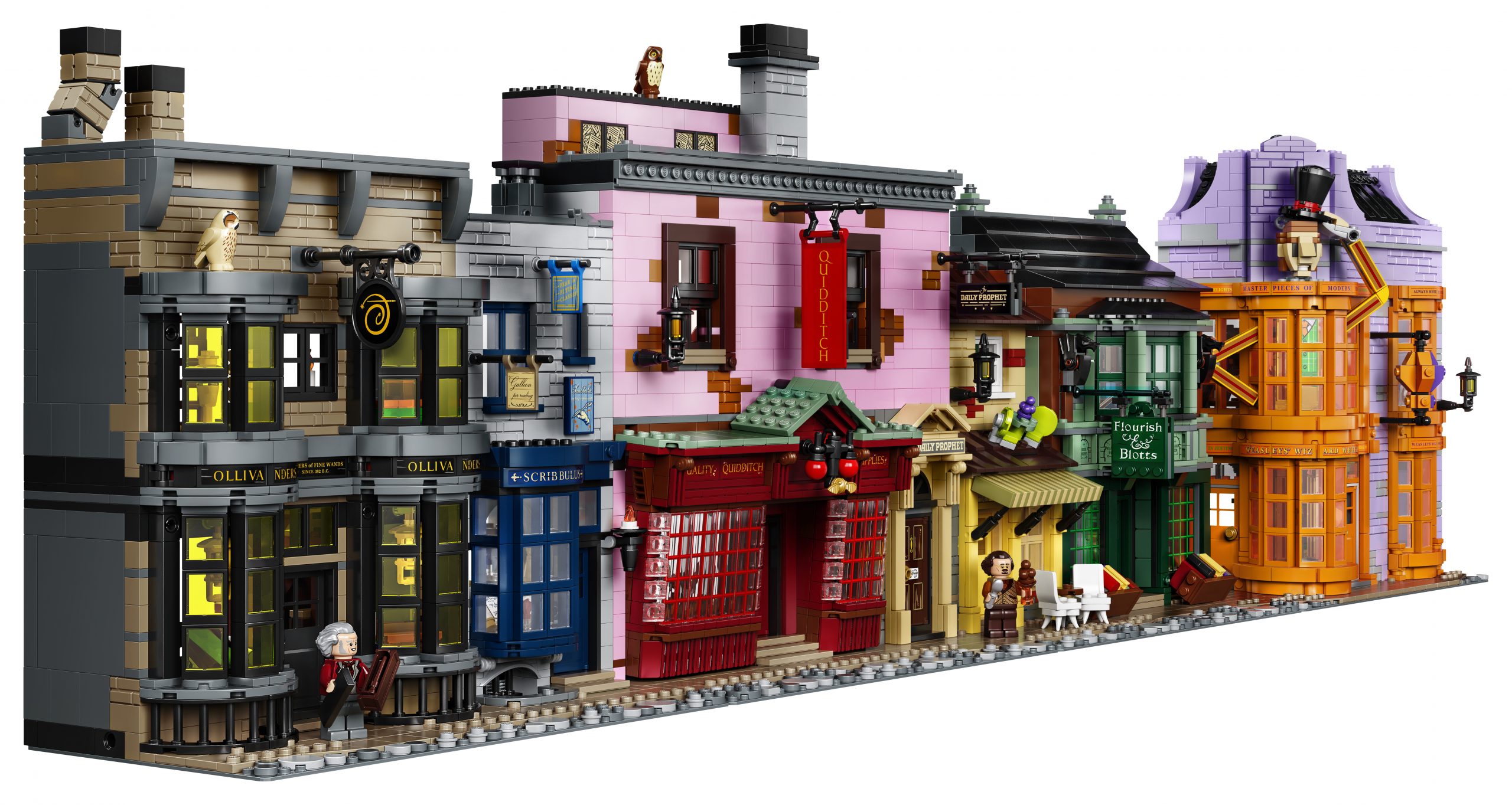 ¡LEGO lanza un espectacular set del Callejón Diagon de 'Harry Potter'!