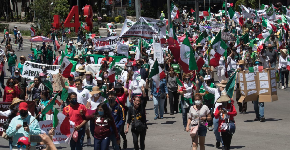 Organiza FRENA nueva marcha en CDMX para exigir renuncia de AMLO