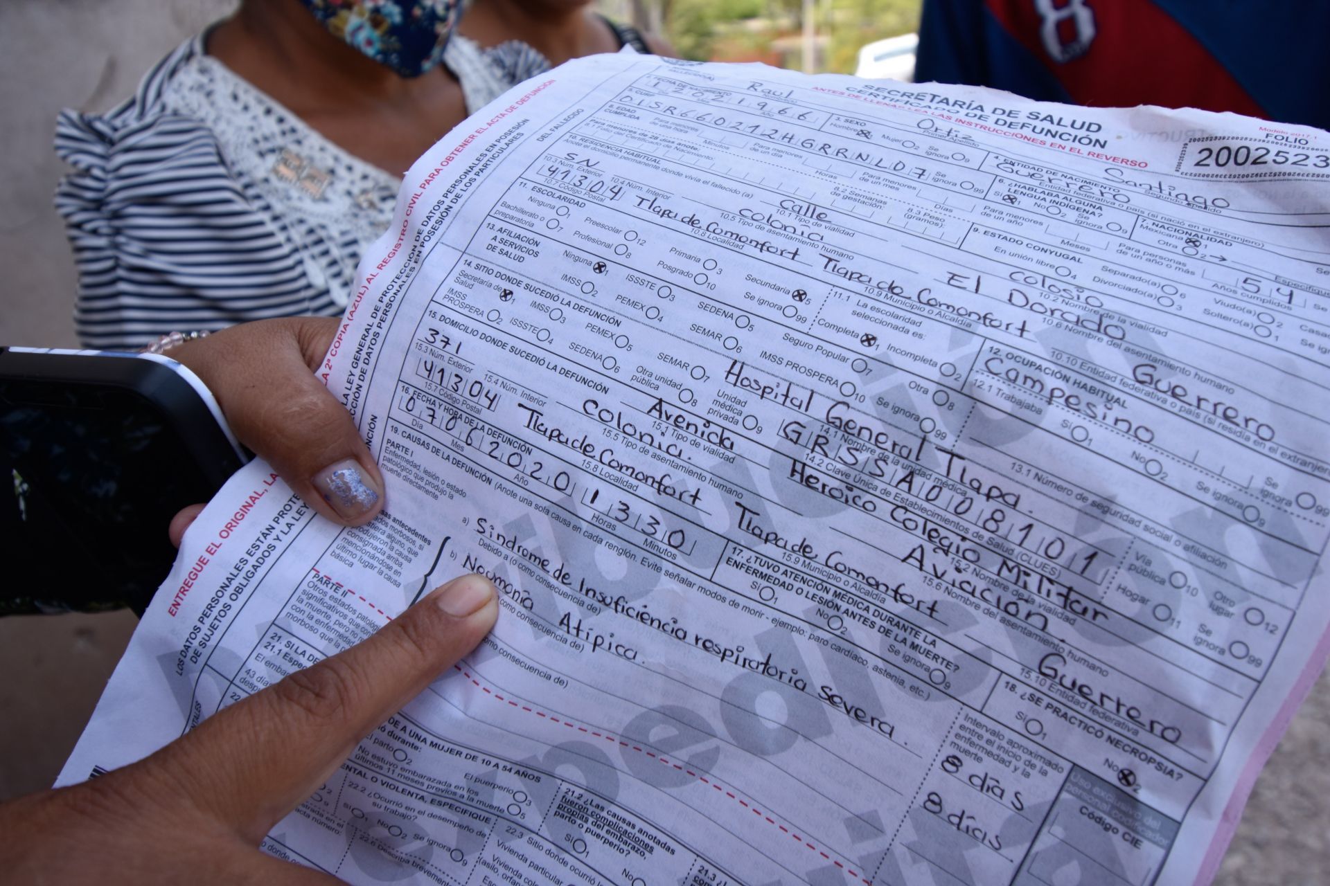 WSJ: Muertes por coronavirus han provocado desabasto de actas de defunción en México