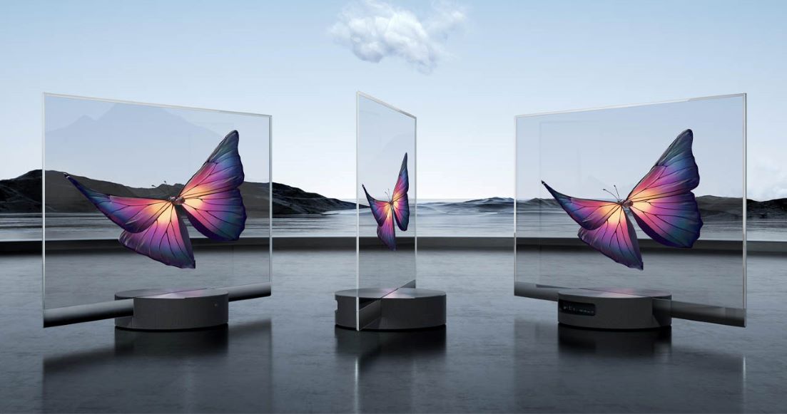 Xiami lanzó el primer televisor transparente en el mundo