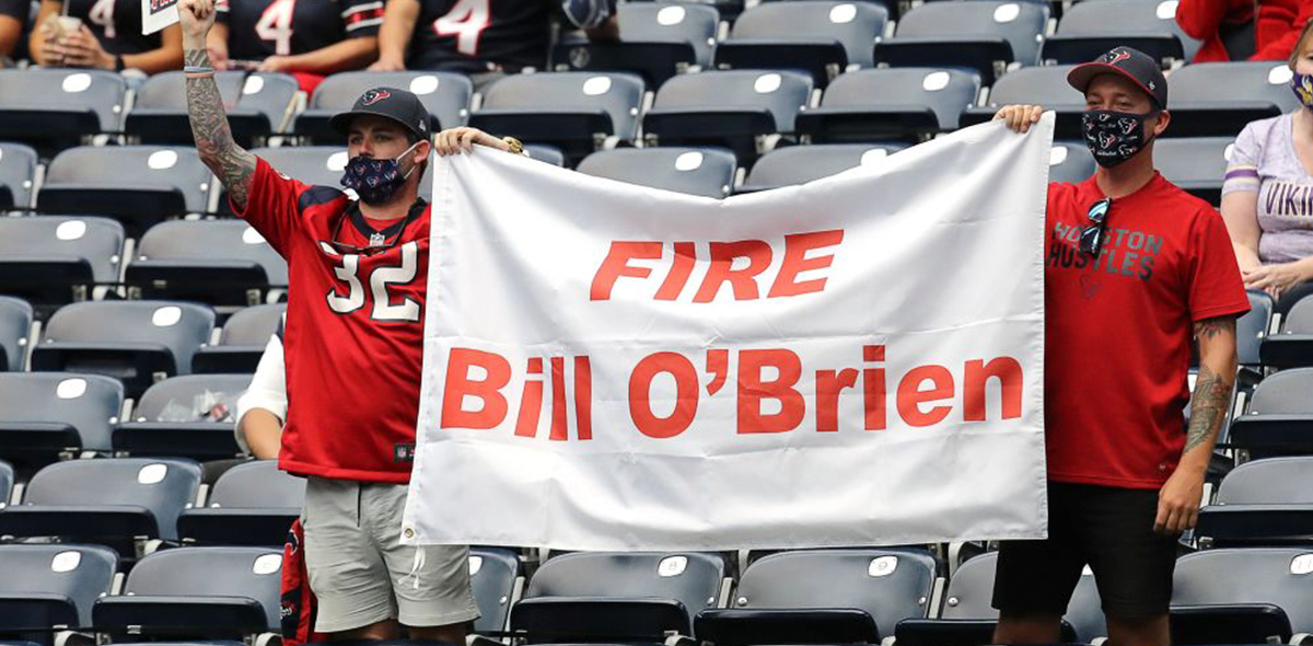 Black Monday: Texans despidieron a su head coach, Bill O'Brien
