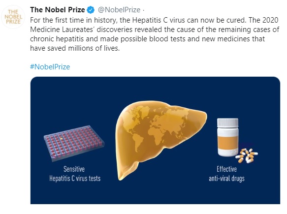 Premio Nobel Medicina 2020 2