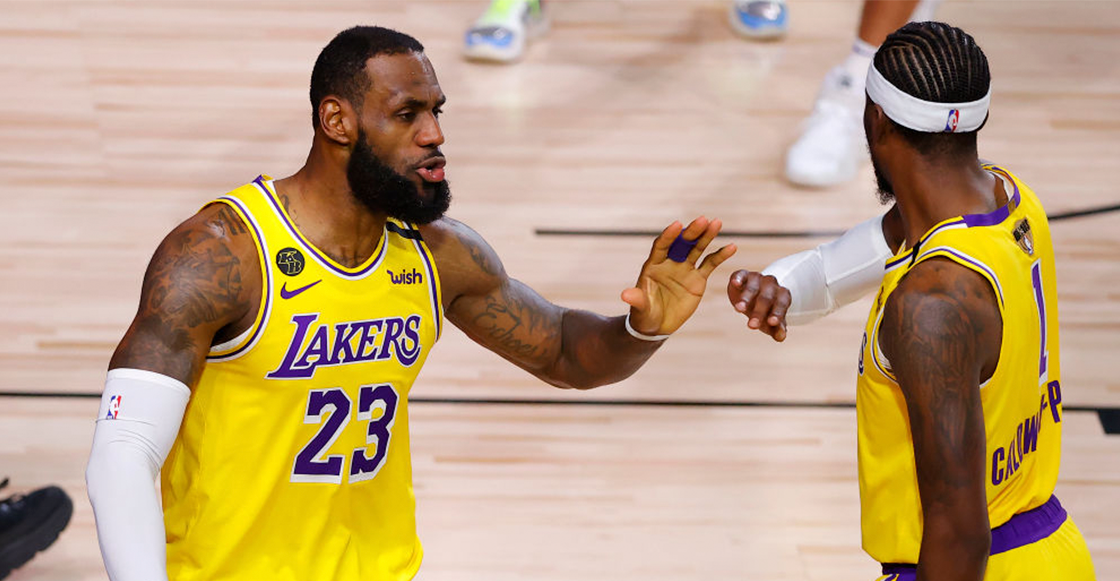 Récord de LeBron James y susto de Anthony Davis en el triunfo de los Lakers en el Juego 4 de las Finales de la NBA