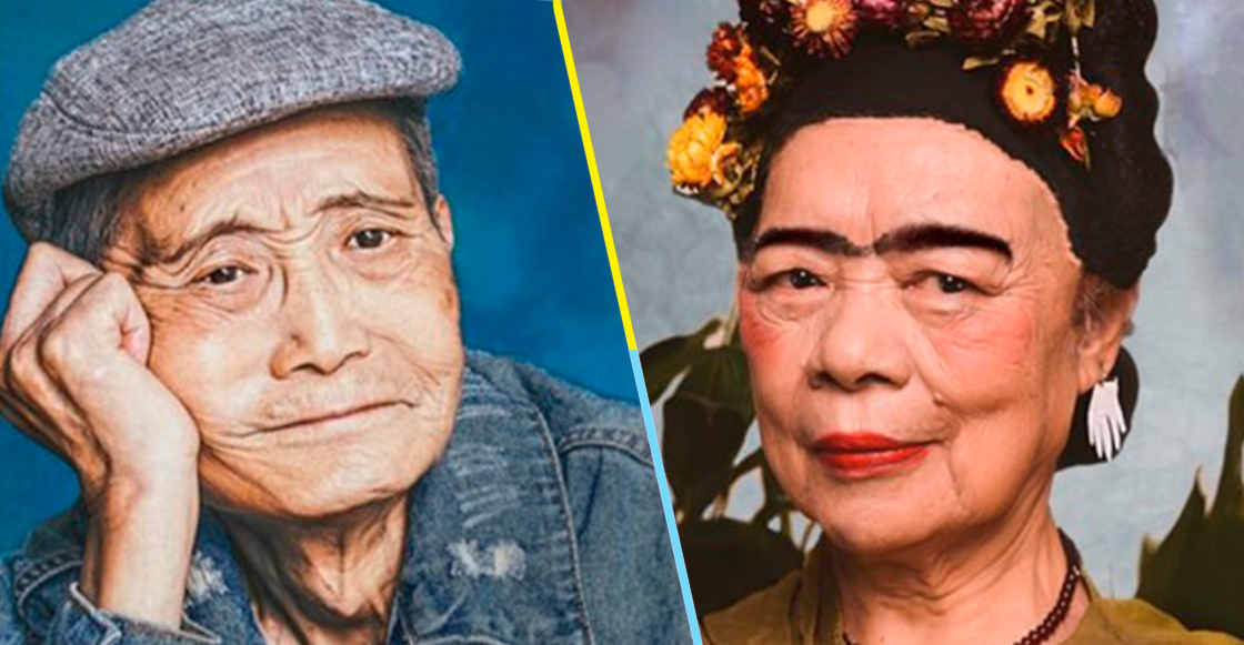 ¡Pura obra de arte! Abuelitos en China recrean en cuarentena un montón de pinturas famosas