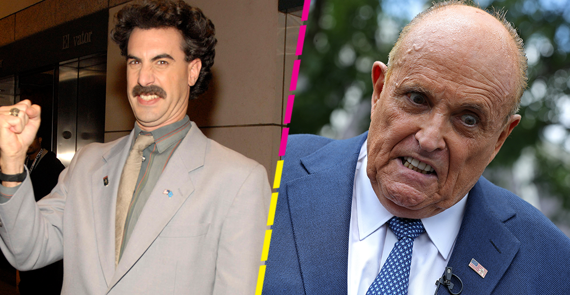 Borat pone en serios aprietos a Rudy Giuliani por una escena de su nueva cinta