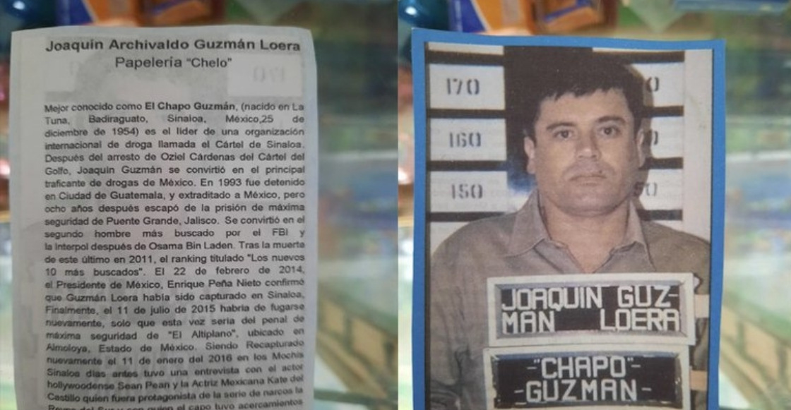 México mágico: 'El Chapo' Guzmán ya tiene su propia monografía escolar