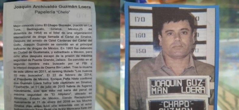 México mágico: 'El Chapo' Guzmán ya tiene su propia monografía escolar