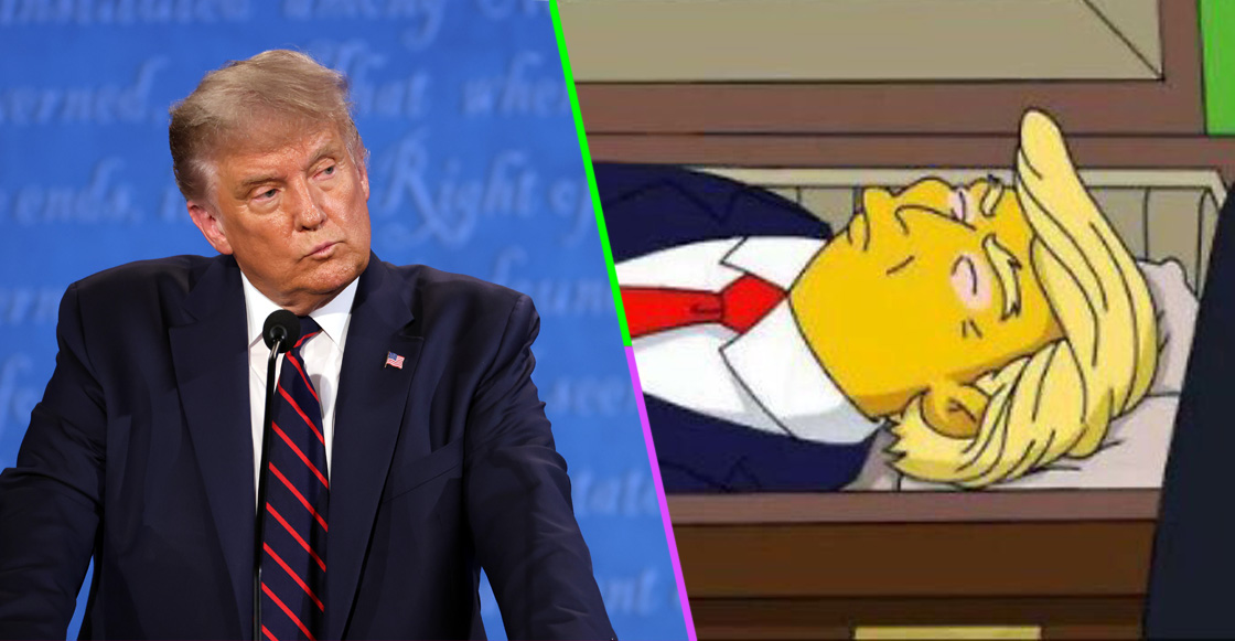 No lo hicieron de nuevo: La imagen de Trump en un ataúd dentro de Los Simpson es 'falsa'