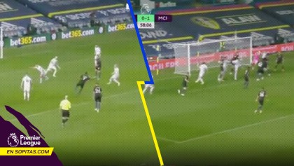 La genialidad de Sterling y el primer gol de Rodrigo en el empate del Manchester City y Leeds United