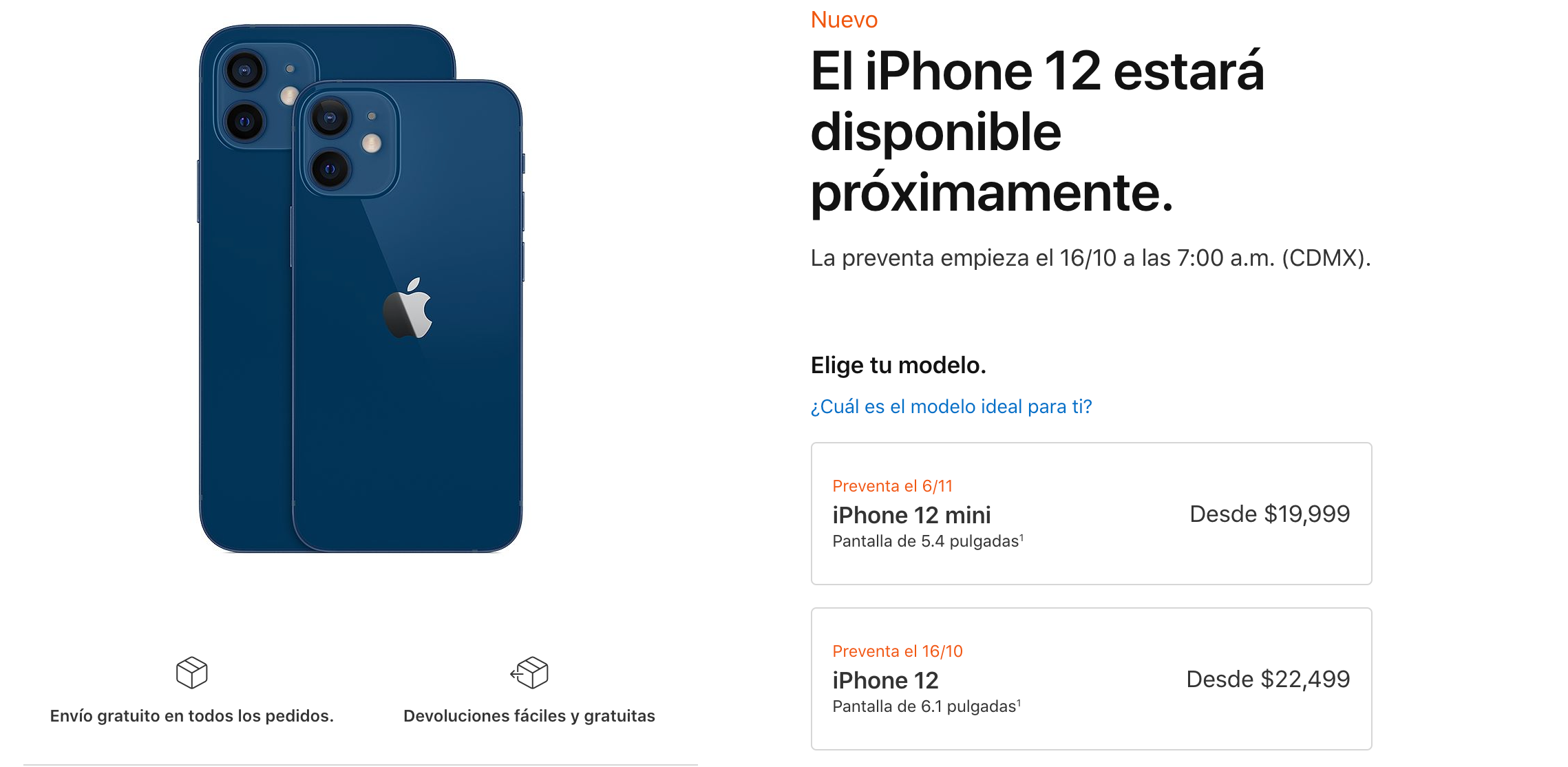 ¡Estos son los precios y fecha de lanzamiento del iPhone 12 en México!