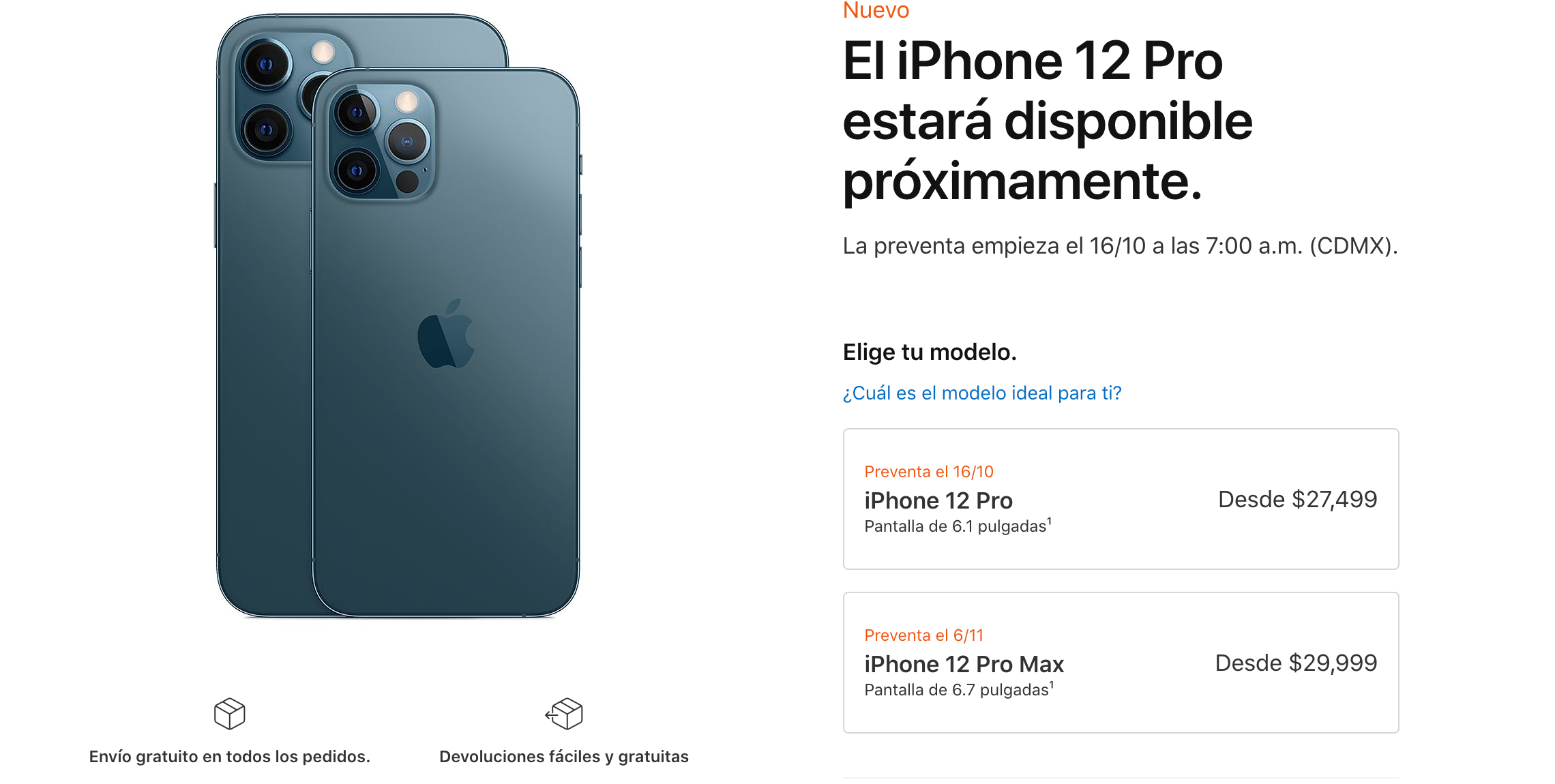 ¡Estos son los precios y fecha de lanzamiento del iPhone 12 en México!