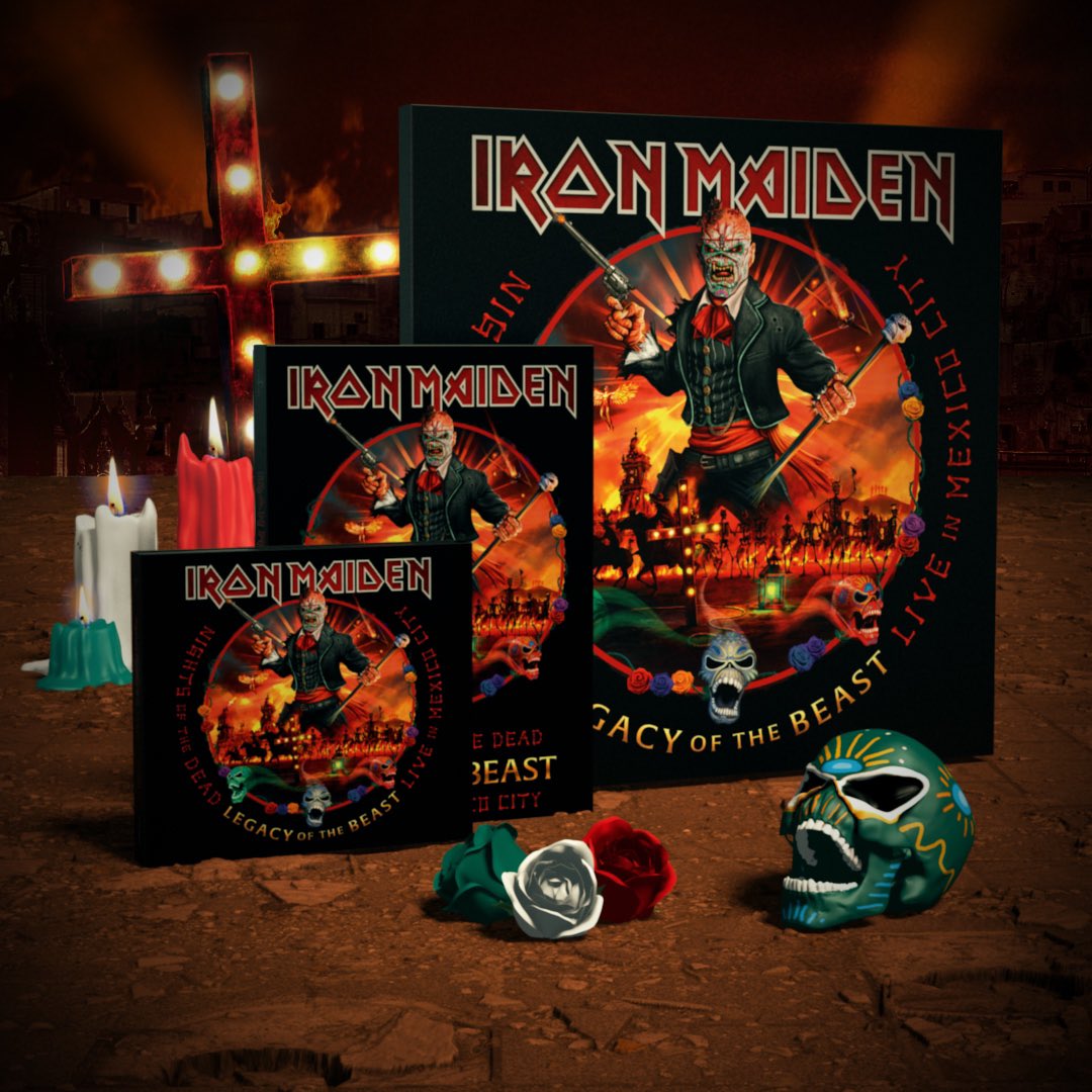 Paren todo: ¡Iron Maiden lanzará un álbum de sus conciertos en México!