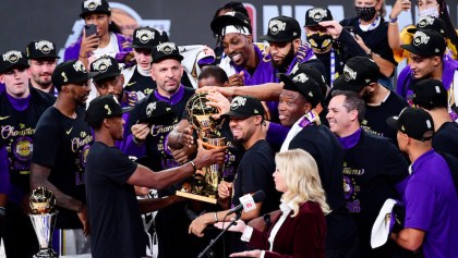 ¡Lakers, campeón! LeBron James abrirá las vitrinas púrpuras 10 años después