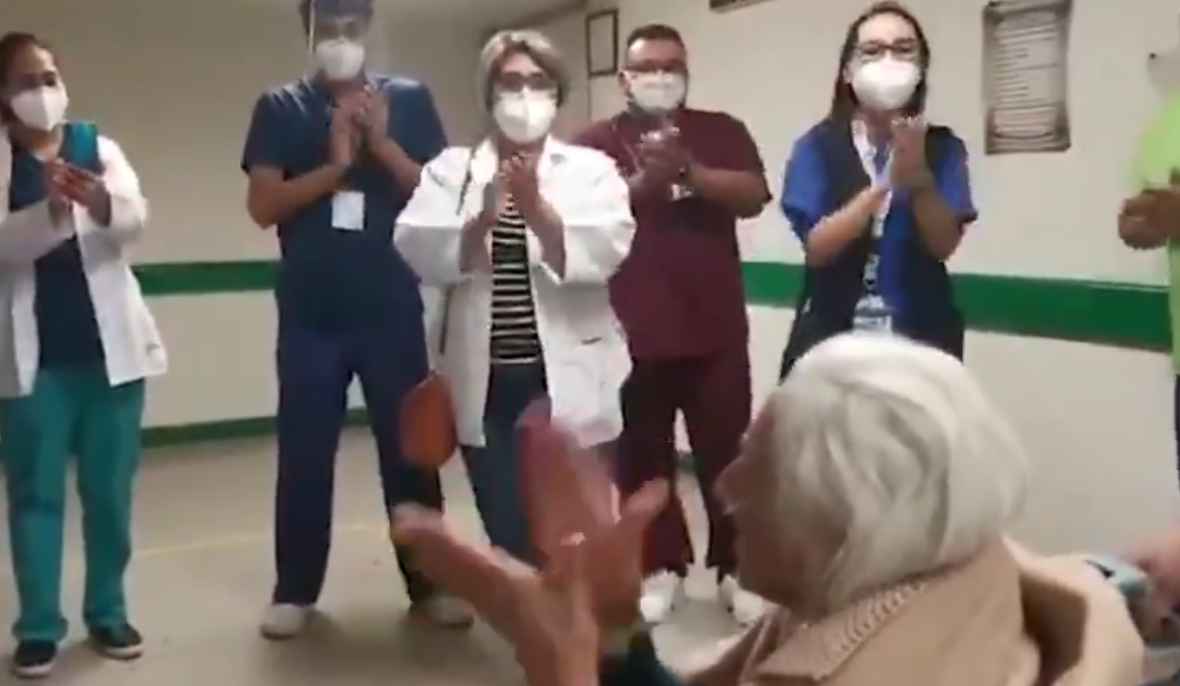 Mujer de 103 años vence al coronavirus y es dada de alta en Jalisco