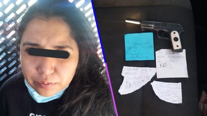 Mujer intentó robar un banco en CDMX con una pistola de juguete
