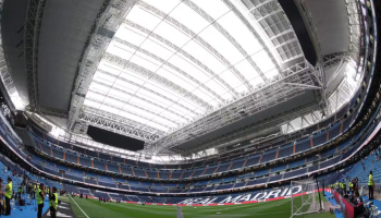 Así luce el techo retráctil del Estadio Santiago Bernabéu casa del Real Madrid