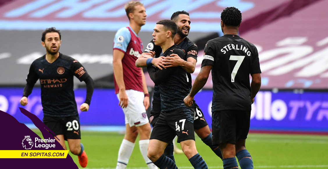 Gol de chilena, media vuelta y el Manchester City mantuvo su dominio sobre el West Ham