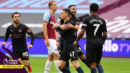 Gol de chilena, media vuelta y el Manchester City mantuvo su dominio sobre el West Ham