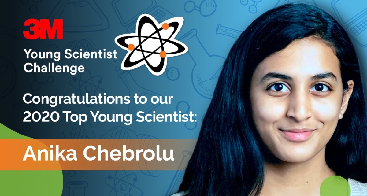 young scientist Anika Chebrolu COVID