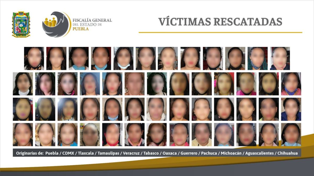 74 Mujeres rescatadas Puebla