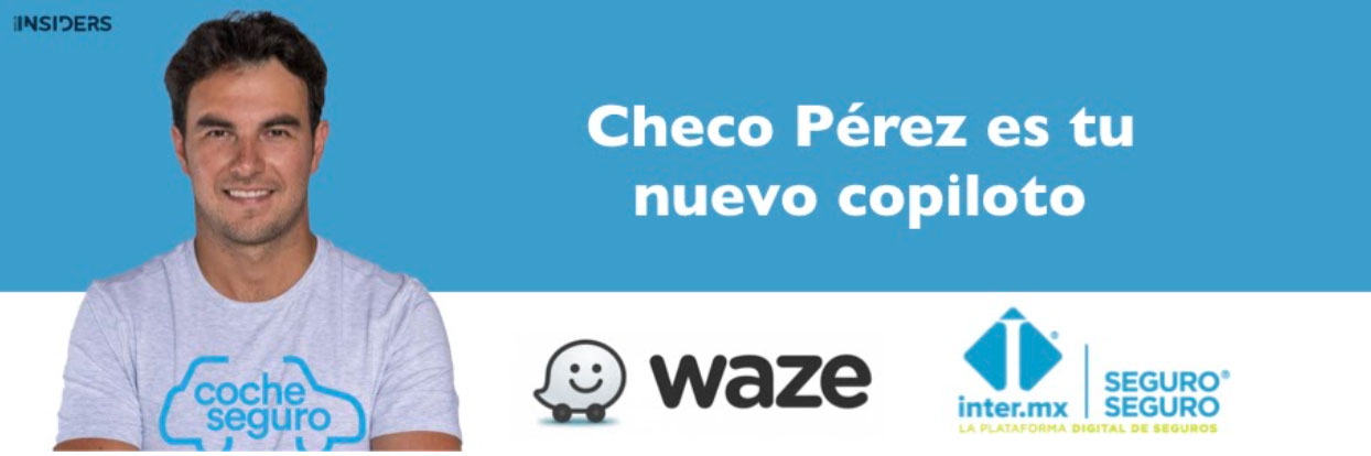 Checo Perez presta su voz en Waze