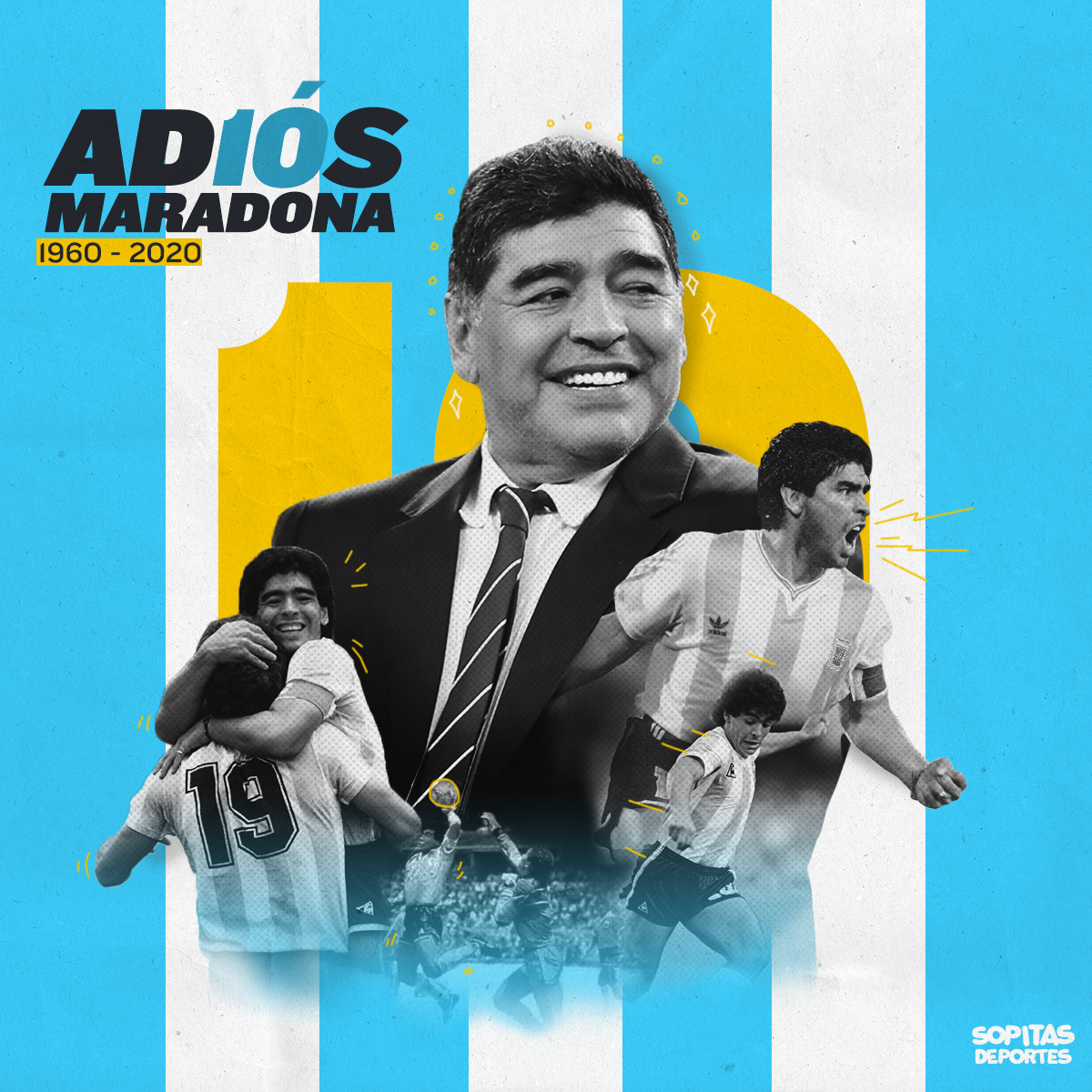 Así reaccionó el mundo a la muerte de Diego Armando Maradona