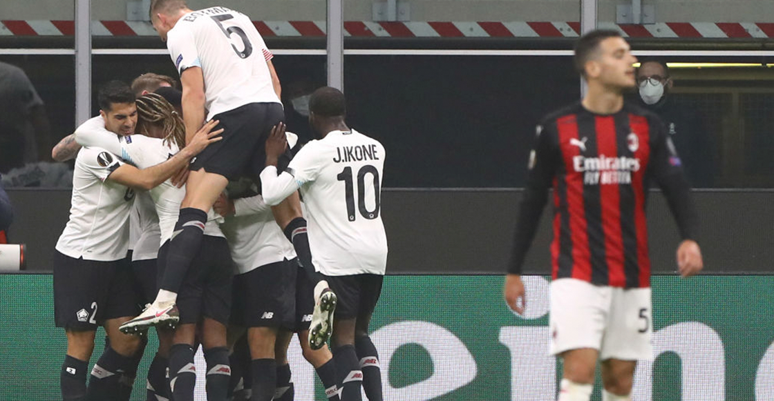 Con el poderoso Lille: Te dejamos los goles que terminaron con el invicto de 8 meses del Milan
