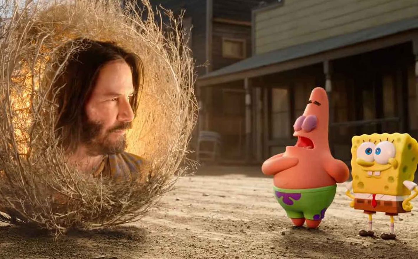 Keanu Reeves, nostalgia y la música: Lo bueno y lo malo de 'Bob Esponja: Al Rescate'