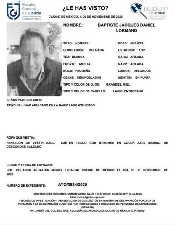 Empresario francés es encontrado sin vida en carretera la alcaldía Tlalpan
