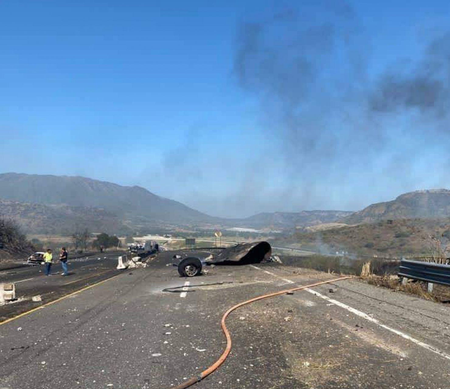 Falleció la única sobreviviente de la explosión en la autopista Tepic-Guadalajara