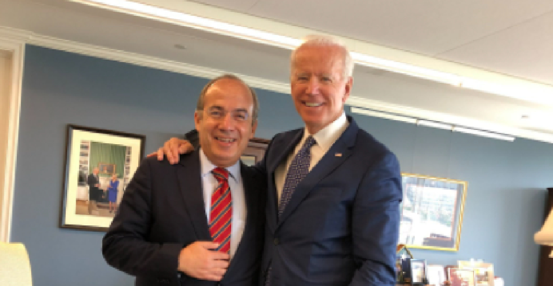 Felipe Calderón felicitó a Joe Biden por su virtual victoria