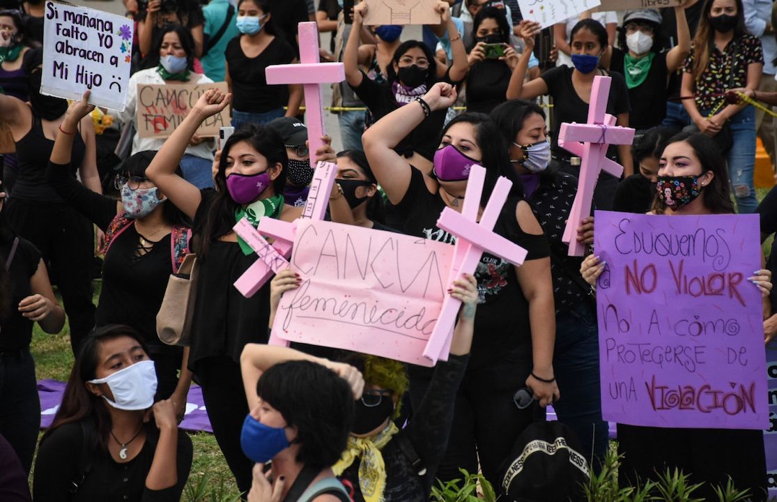 feminicidios-protesta-cancun-quintana-roo