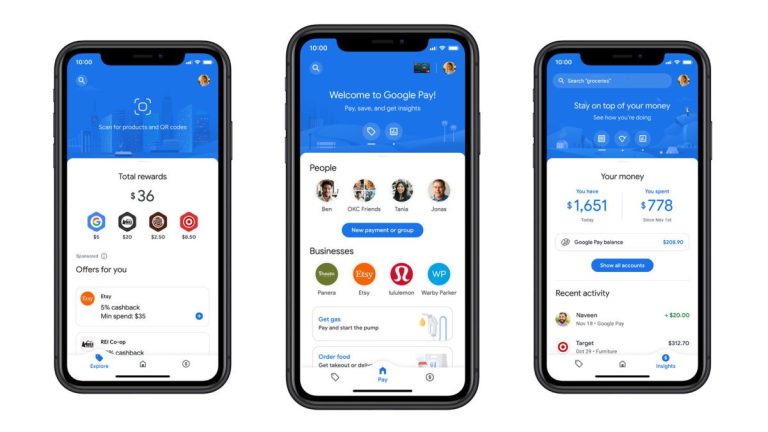 Google Pay se convierte en banca digital compitiendo con Paypal
