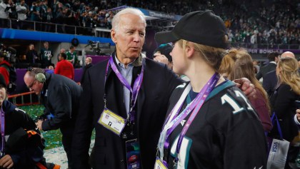 Joe Biden y su afición deportiva por la NFL y los Philadelphia Eagles