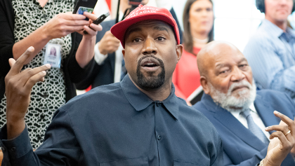 Confianza nivel: Kanye West vota por primera vez en su vida... por él mismo