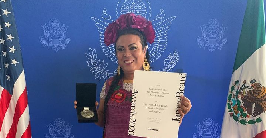 ¡Esoooo! Lady Tacos de Canasta recibe premio por su participación en ‘Las crónicas del Taco’