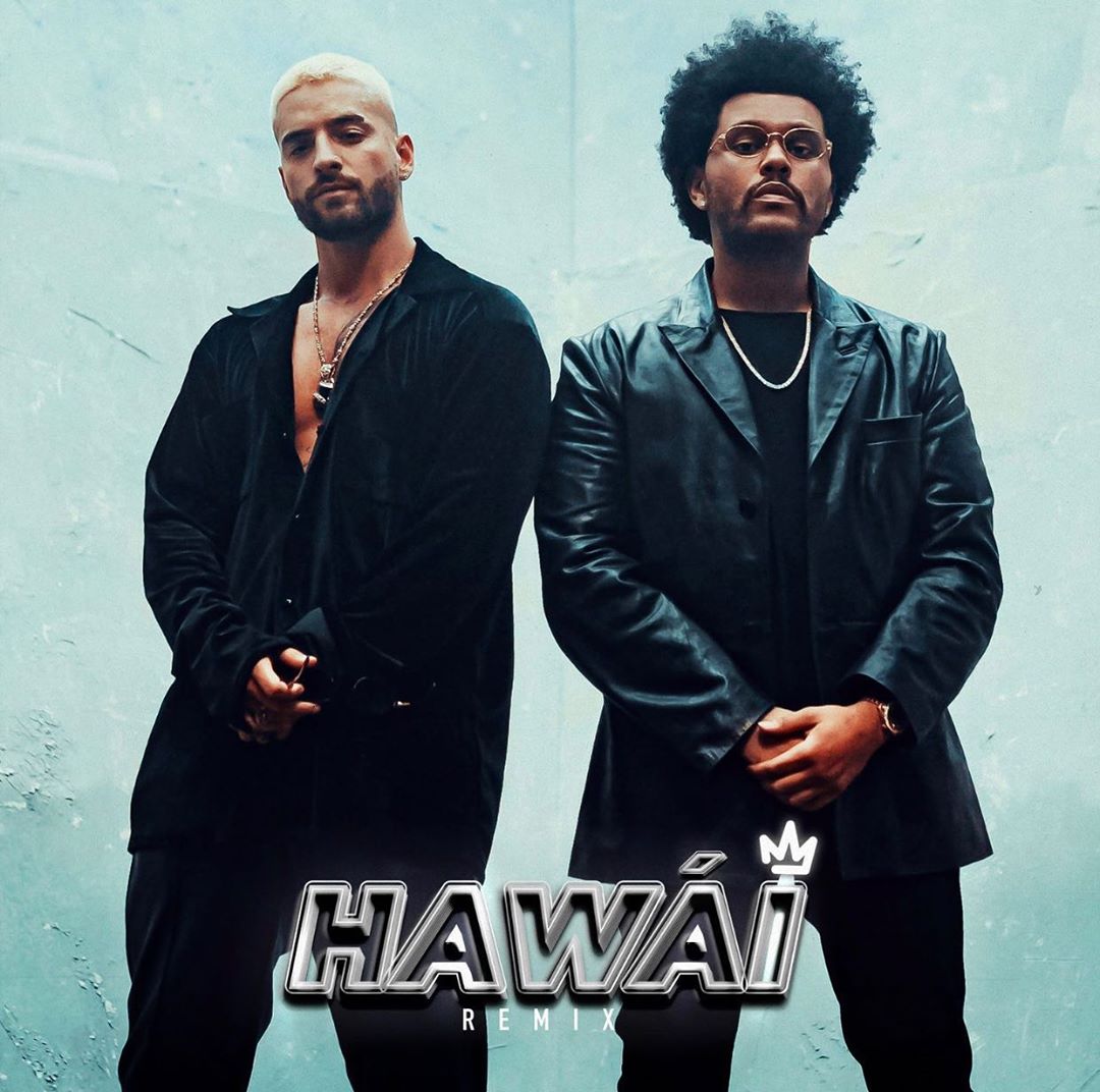 The Weeknd y Maluma se unen (inesperadamente) para el remix de “Hawái” y Twitter explotó