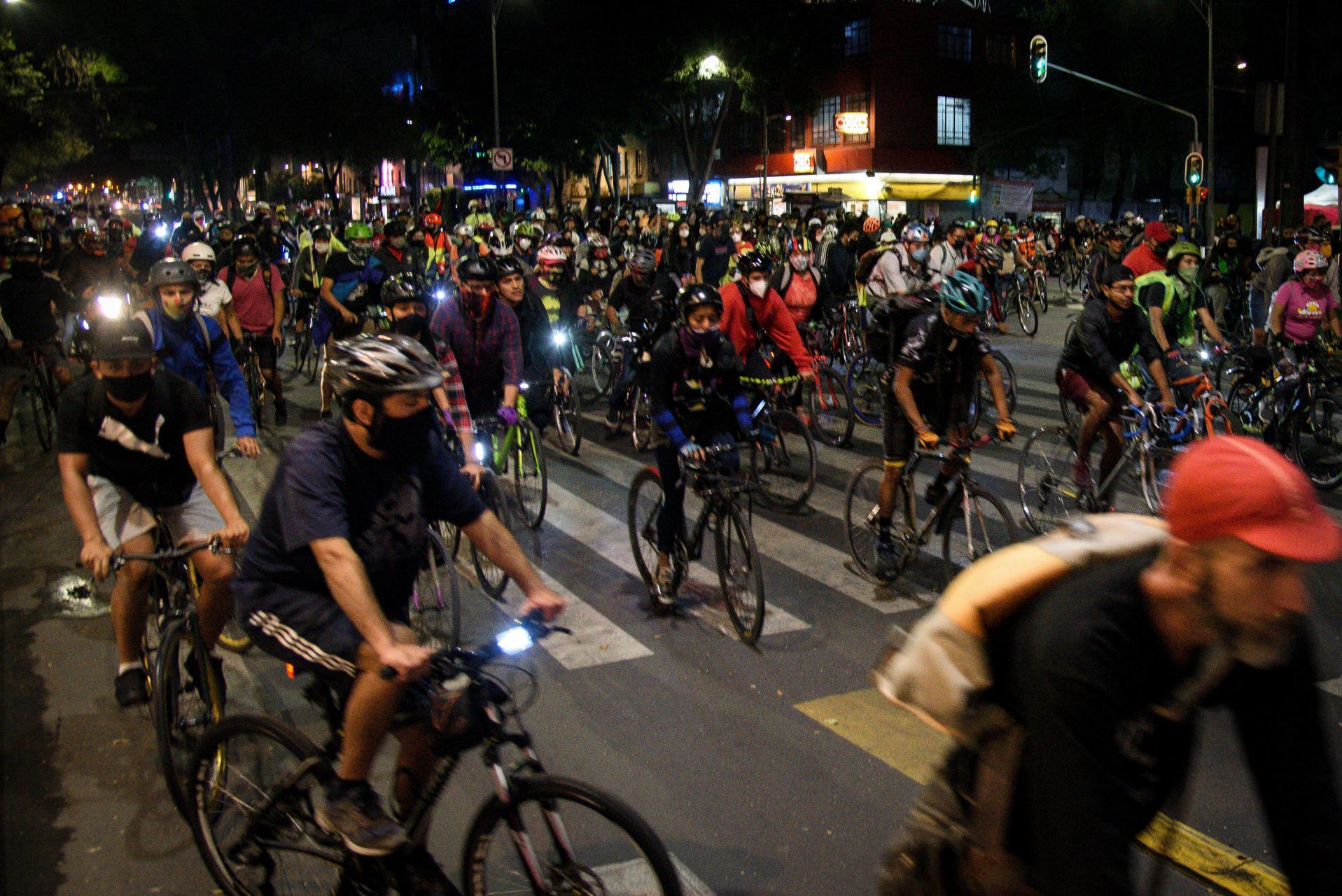 Fotos y videos de la manifestación ciclista en CDMX que exigió seguridad vial