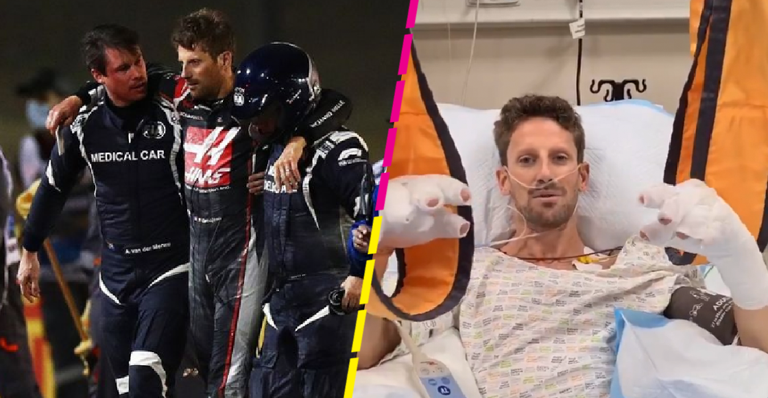 Las primeras palabras de Grosjean tras sobrevivir del accidente del Gran Premio de Baréin