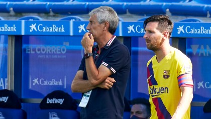 Setién confiesa afición por el Madrid y experiencia con Messi: “Es complicado de gestionar”