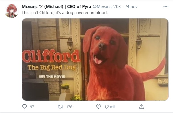 ¿Guau? Así luce ‘Clifford, el Gran Perro Rojo’ en live action