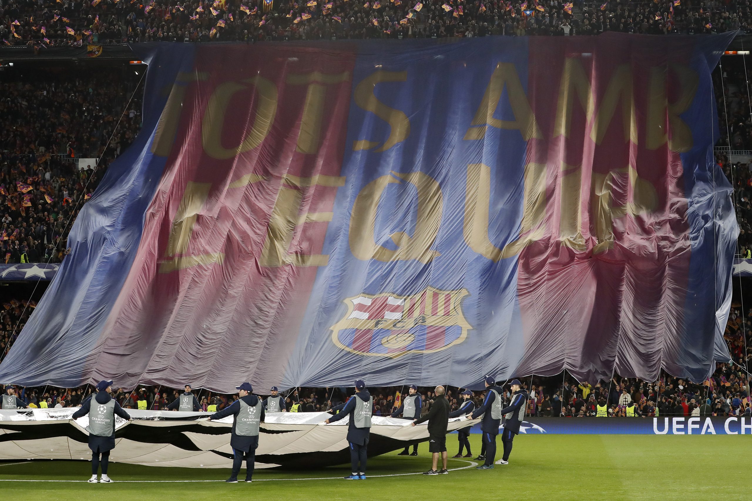 Camp Nou Barcelona vs PSG 2017