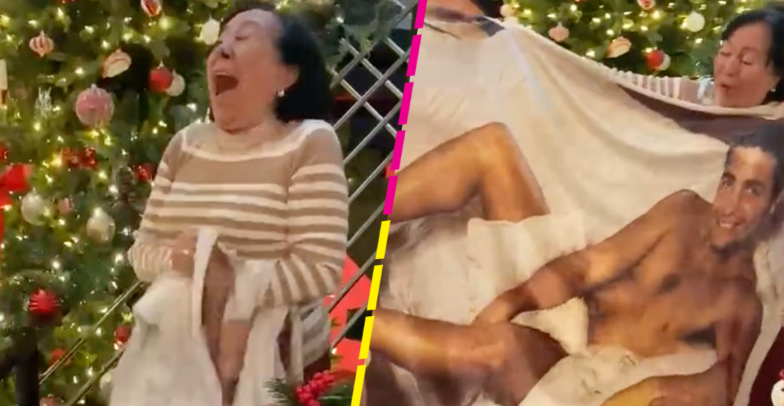 El regalo perfecto: Así reaccionó esta abuelita cuando le regalaron una cobija de Chayanne