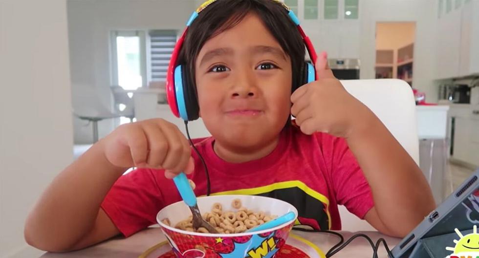 ¡Wow! Un niño de 9 años es nombrado el youtuber mejor pagado del 2020