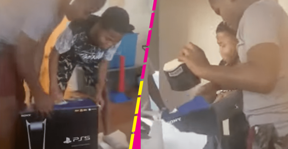 ¿Manchados? Padres le dan una caja de PlayStation 5 a sus hijos... eran libros y zapatos