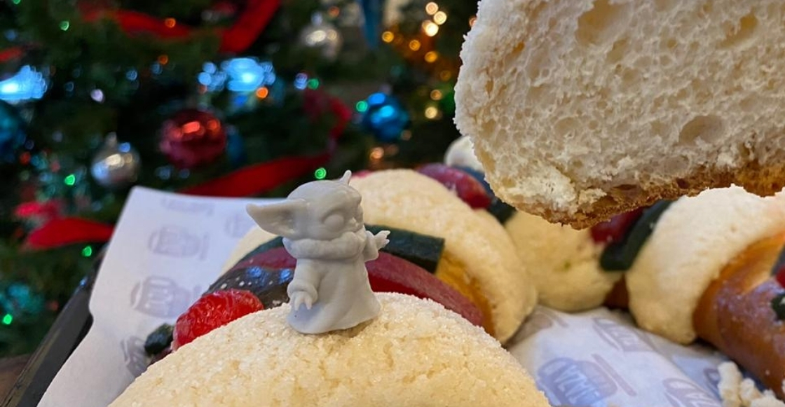 Checa estos muñecos de Baby Yoda para la rosca de Reyes!